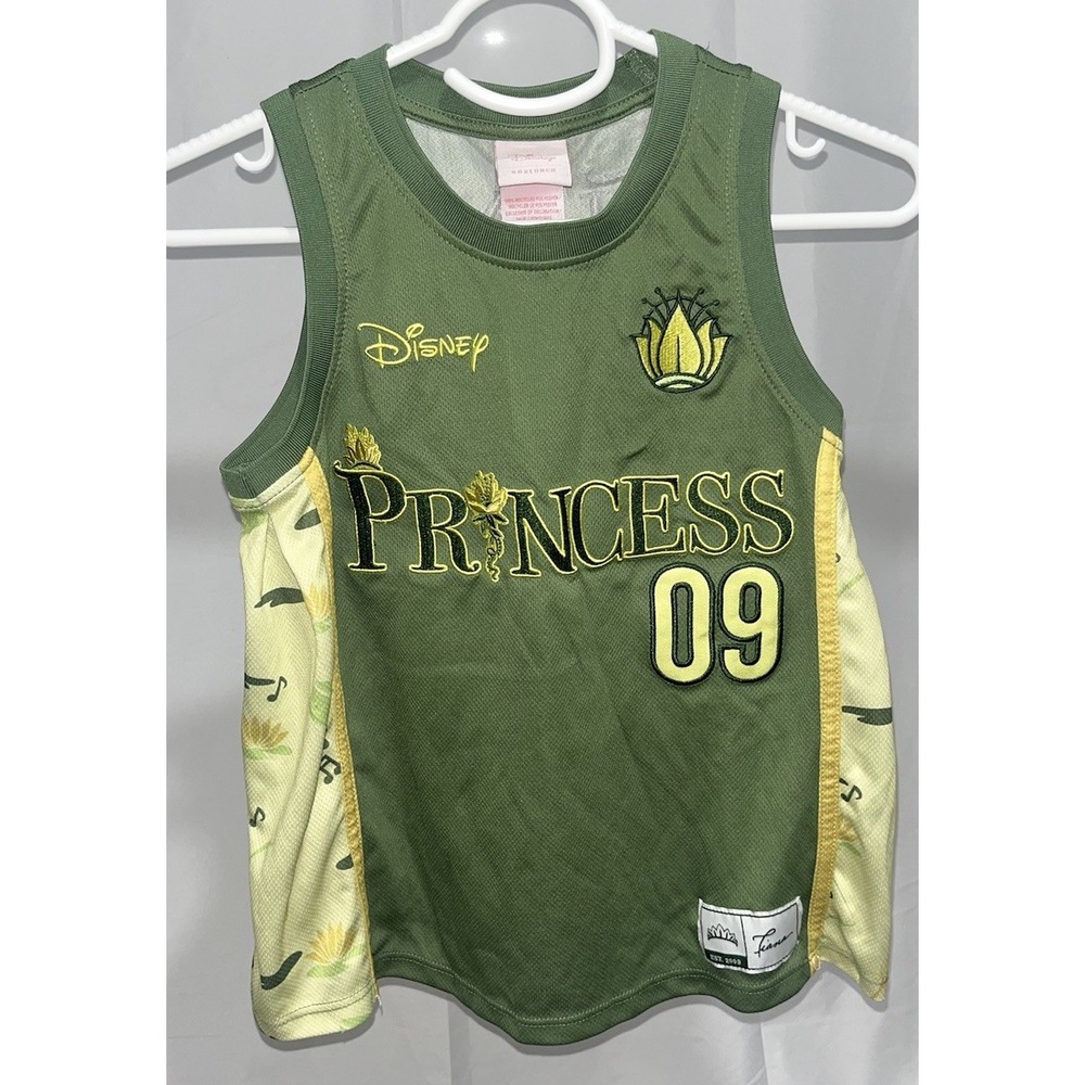 Disney Princess and The Frog Tiana Embroidered Jersey BoxLunch Green XS